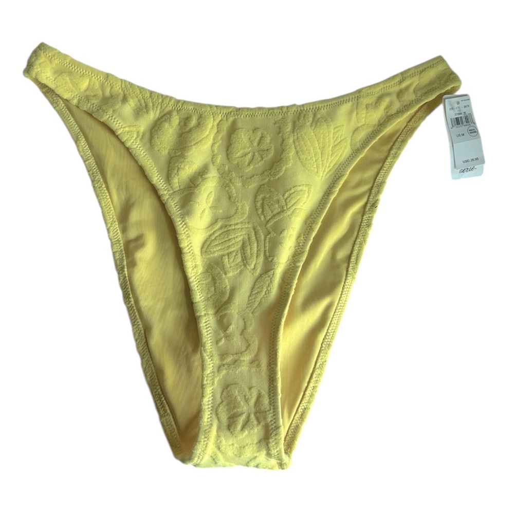 Aerie Floral Textured Cheekiest Bikini